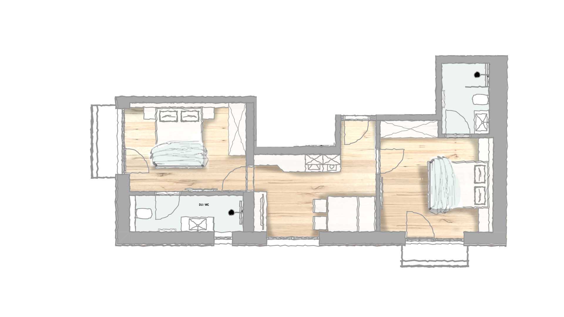 Grundriss Appartement 200