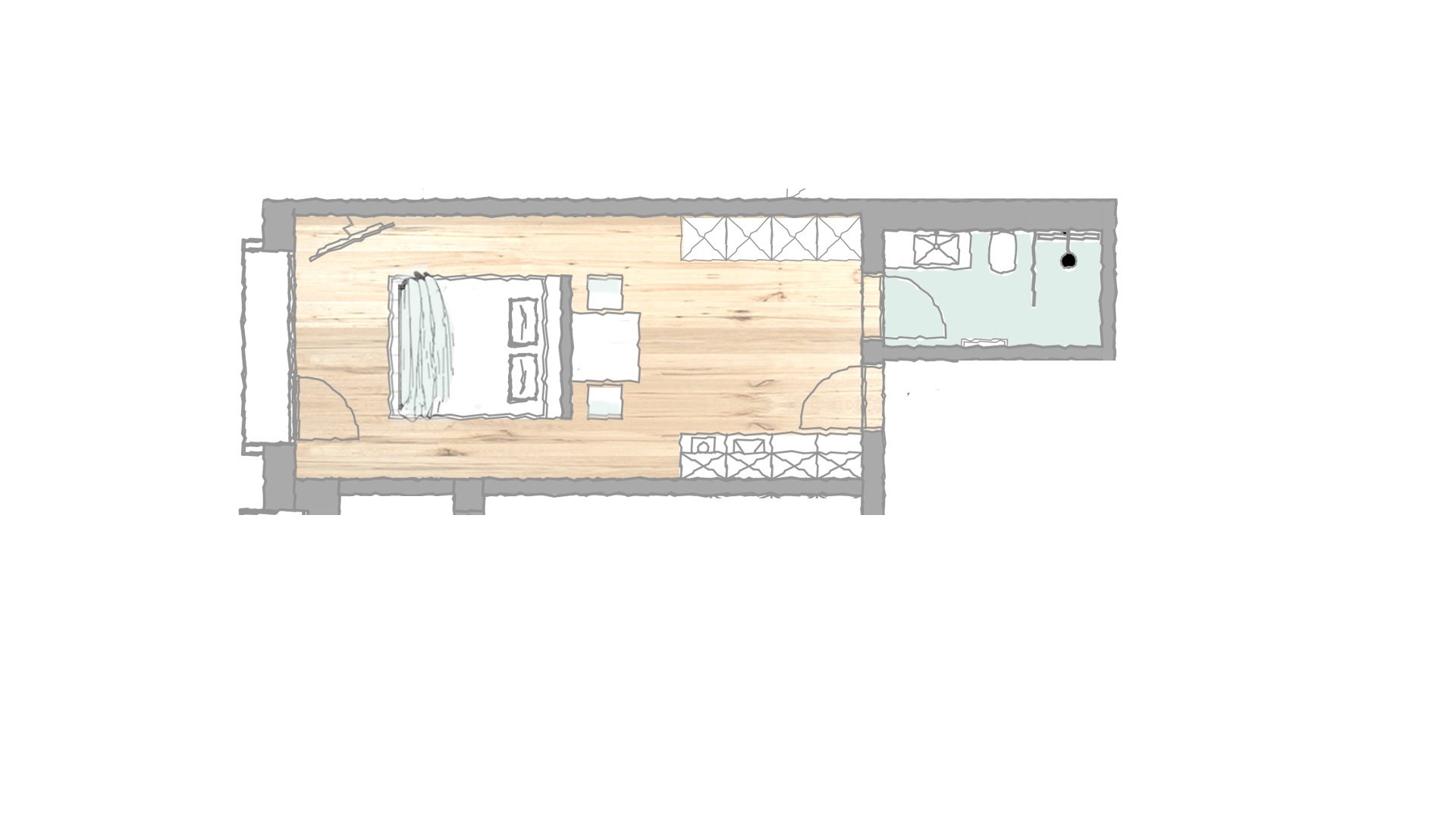Grundriss Appartement 202